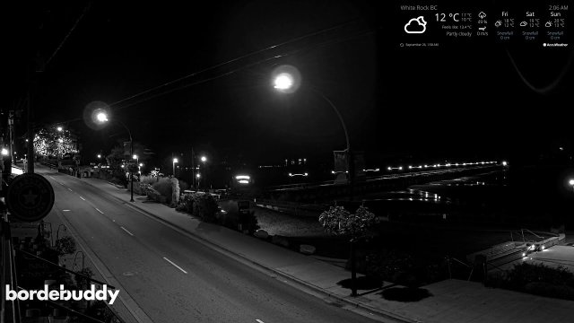 White Rock Pier Beach Panorama