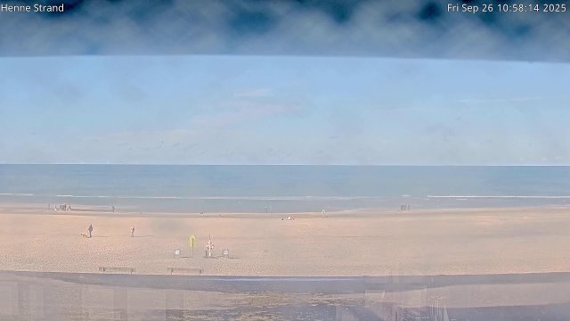Henne Strand Beach Panorama