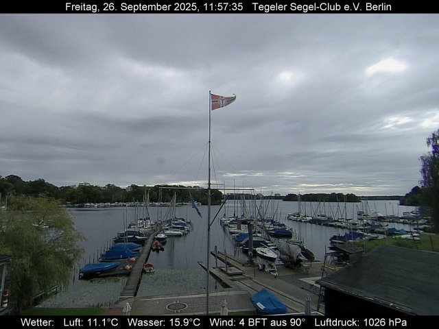 Panoramic Lake Tegel in Berlin
