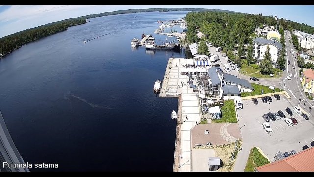 Puumala Harbor Lake Saimaa View