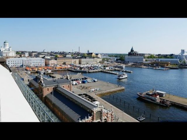 Panoramic Helsinki Skyline View