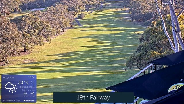Anglesea Golf Course Seaside Panorama