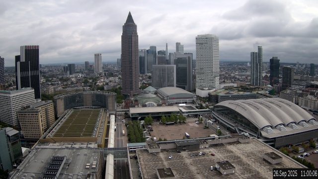 Frankfurt Messeturm Tower Vista