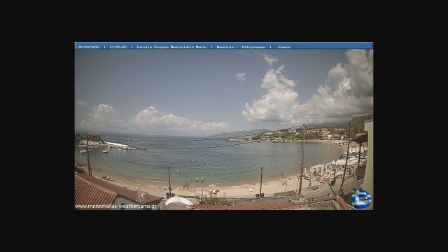 Stoupa Beach Shoreline Vista