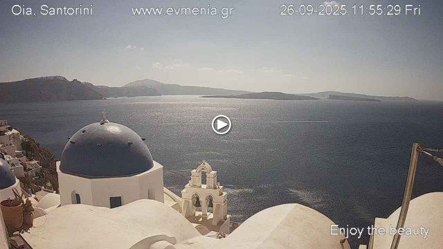 Oia Santorini Cliffside Village