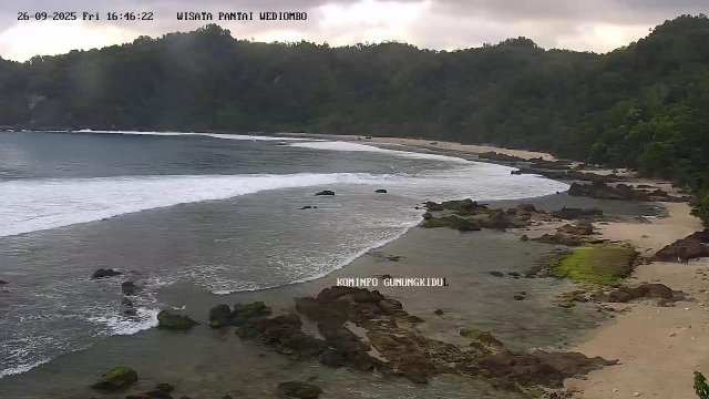 Wediombo Beach Coastal Panorama