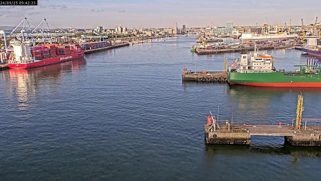 Dublin Port Liffey Ship Traffic