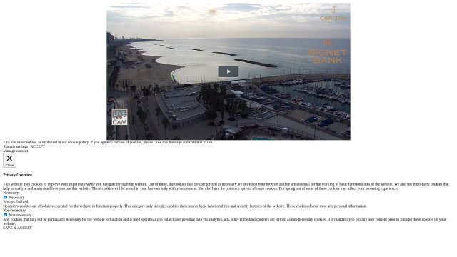 Tel Aviv Beachfront from Carlton Hotel