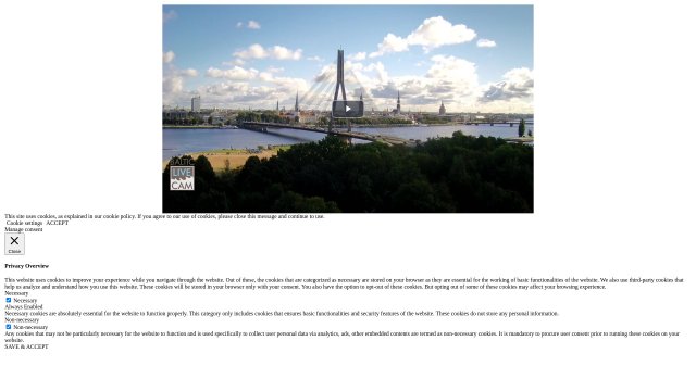 Riga's Vanšu Bridge Over Daugava