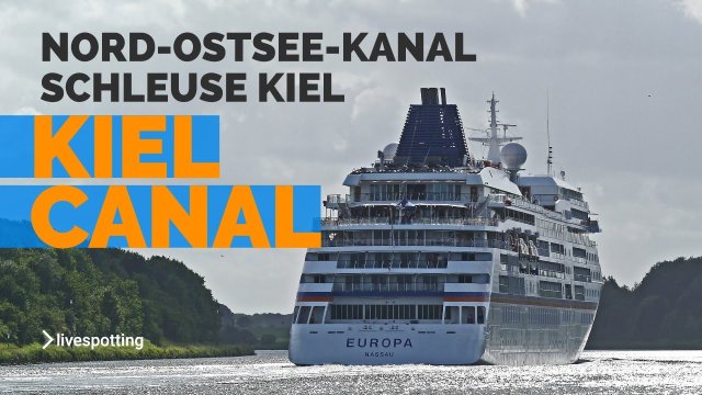 Kiel Canal Locks Ship Navigation