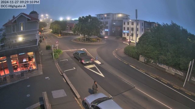 Highgate Bridge Roundabout, Dunedin