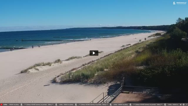 Ustka Baltic Beach Panorama