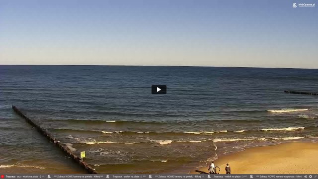 Trzesacz Baltic Beach Panorama