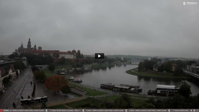 Wawel Castle Riverside in Krakow