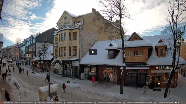 Bustling Krupowki Street Zakopane