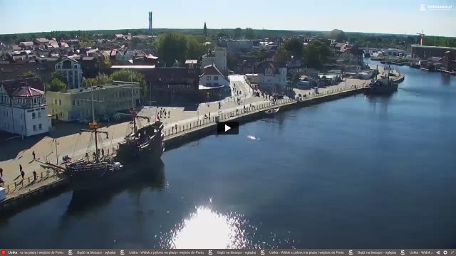 Ustka Port Embankment Seaside