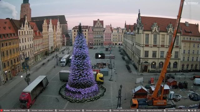Wroclaw Market Square Historic View