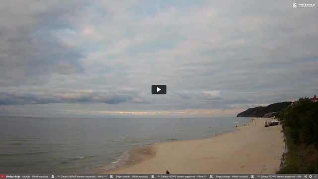 Międzyzdroje East Beach Panorama