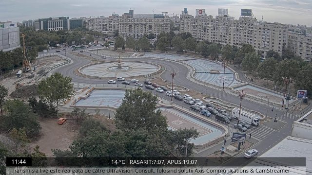 Bucur Fountain in Unirii Square