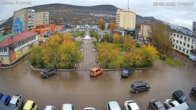 Ust-Kut Kirov Square Panorama