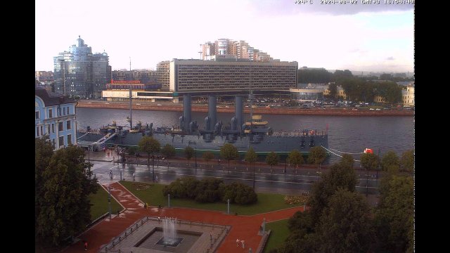 Aurora Cruiser Petrograd Embankment