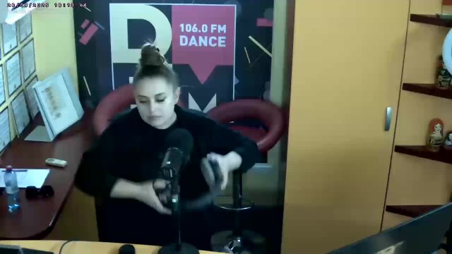 Moscow DFM Radio DJ Booth Interior