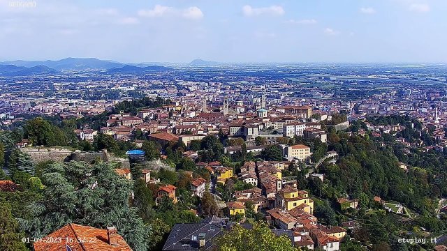 Bergamo Panoramic City Vista