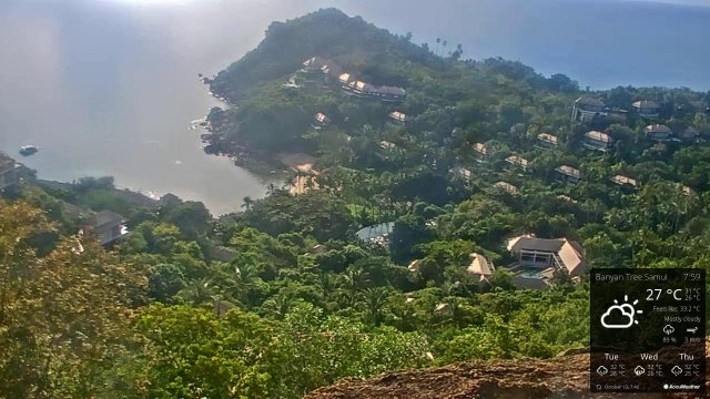 Koh Samui Banyan Tree Resort View
