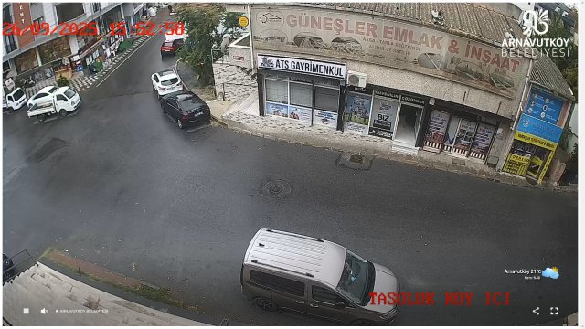 Taşoluk Road in Arnavutköy