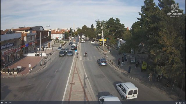 Meram Avenue in Konya, Turkey