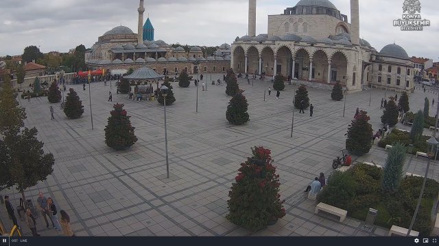Konya Mevlana Square Panorama