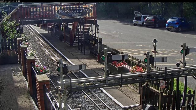 Rudyard Lake Steam Train Panorama