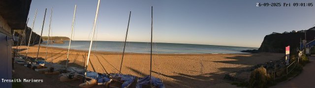 Tresaith Beach Coastal Panorama