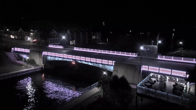 Charlevoix Drawbridge Panorama