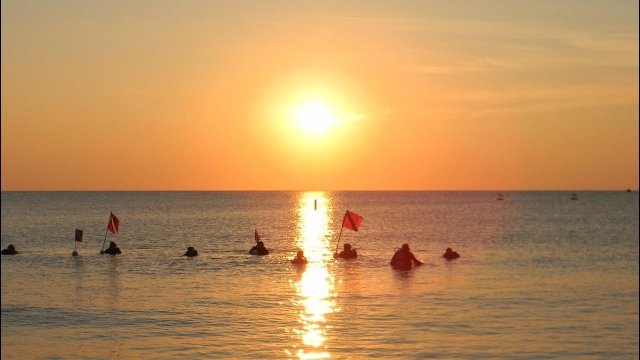 Anglins Pier Beach Panorama