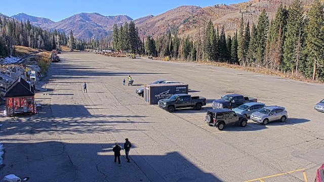 Moonbeam Parking Lot Utah Scene