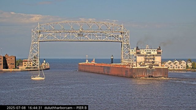 Duluth Harbor Basin Pier View