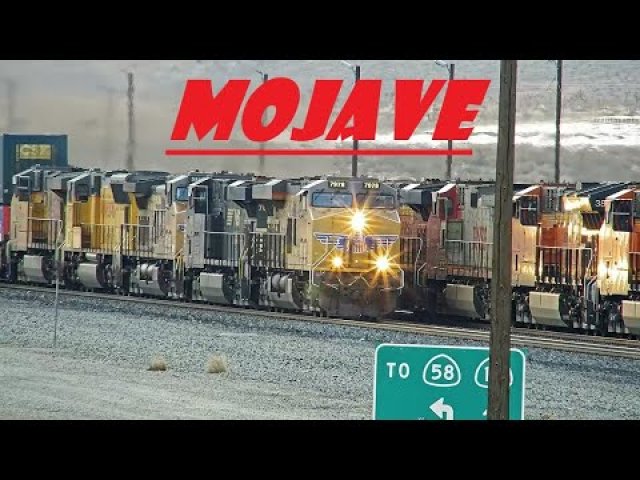 Mojave Desert Freight Trains