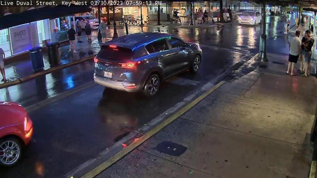 Bustling Duval Street Key West