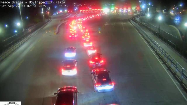Peace Bridge Border Plaza View