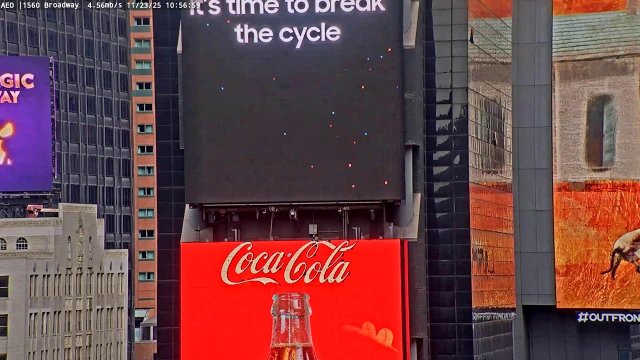 Times Square Bustling Crossroads
