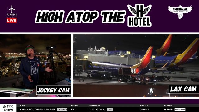 LAX Airport Runway Takeoffs