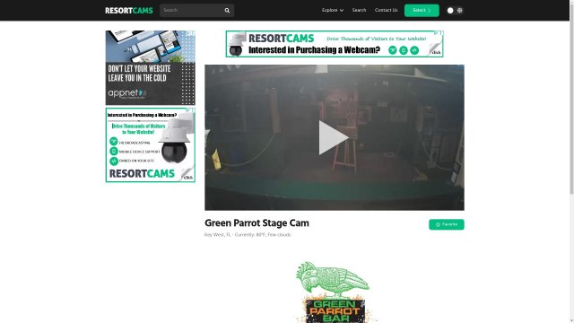 Green Parrot Bar Key West Scene