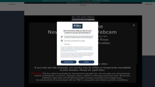 NYC Harbor Waterfront Panorama