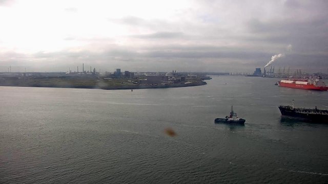 Bustling Nieuwe Waterweg Canal