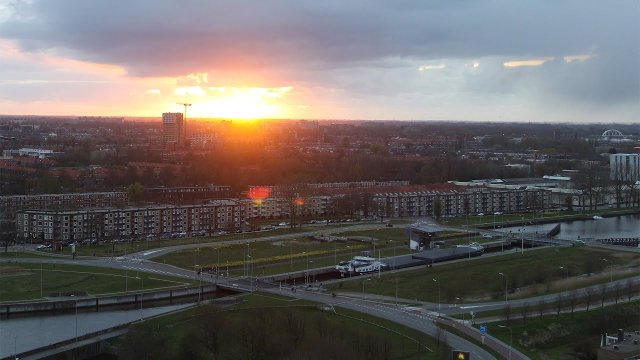 Groningen Oostersluis Lock View