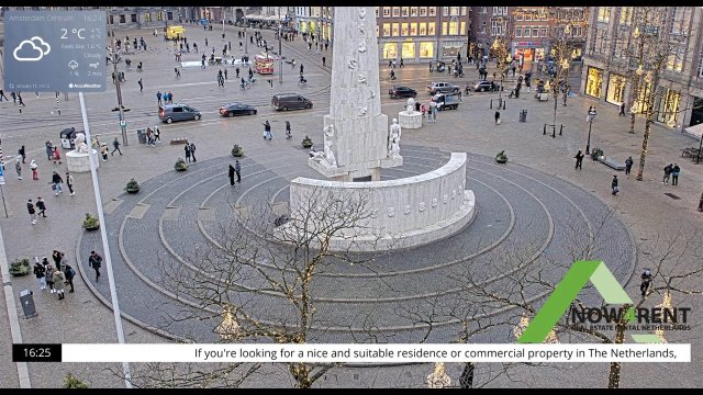 Historic Dam Square Amsterdam