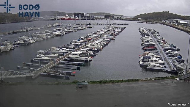Bodø Marina Harbor Panorama