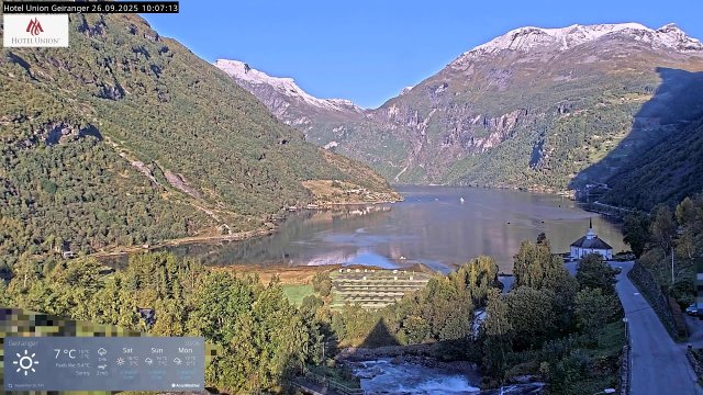 Geiranger Fjord Panorama Norway
