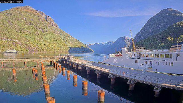 Geirangerfjord Hellesylt Harbor
